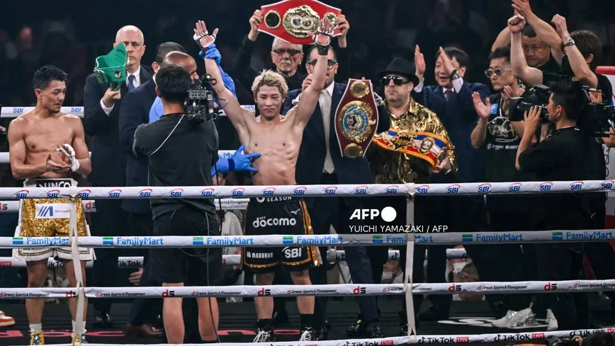 El púgil japonés Naoya Inoue sigue invicto.