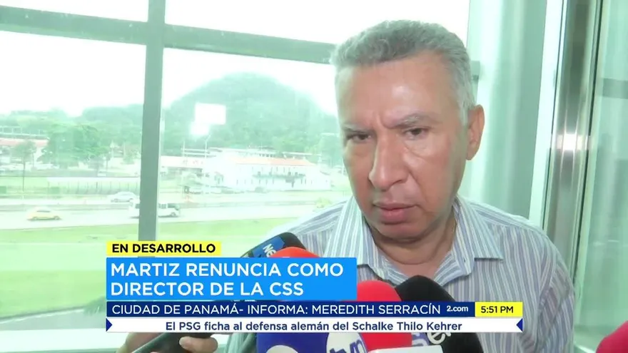 Renuncia Alfredo Martiz  a la dirección de la Caja de Seguro Social