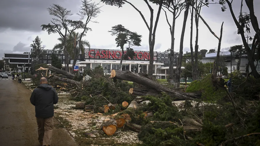 Tormenta en Portugal.