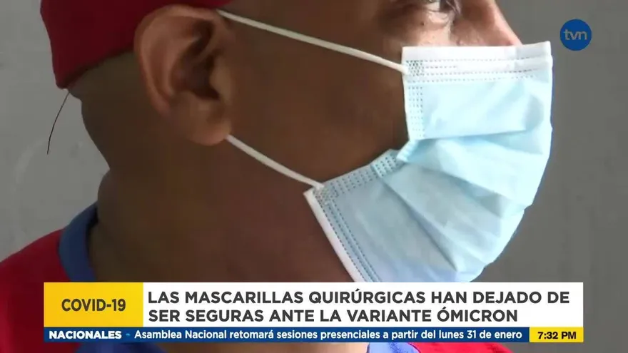 Las mascarillas quirúrgicas ya no son tan efectivas contra ómicron