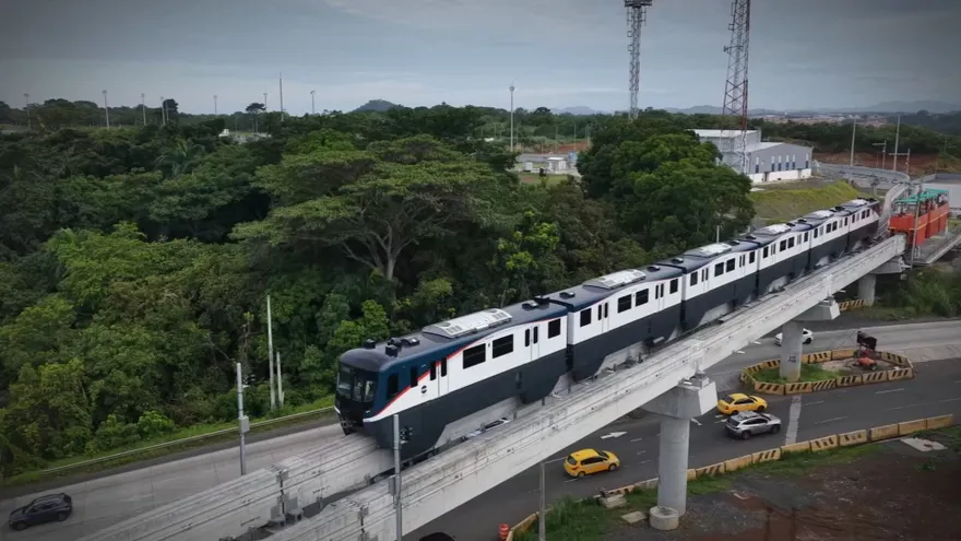 Monorriel de la Línea 3 del Metro de Panamá.