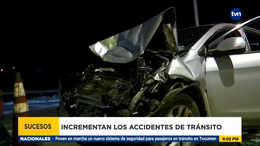 Accidentes de tránsito van en aumento