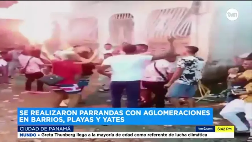 Fiestas clandestinas durante celebración de Año Nuevo