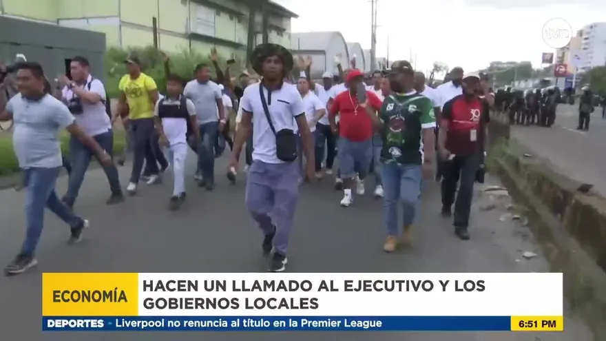 Manifestaciones en diversas partes de Panamá