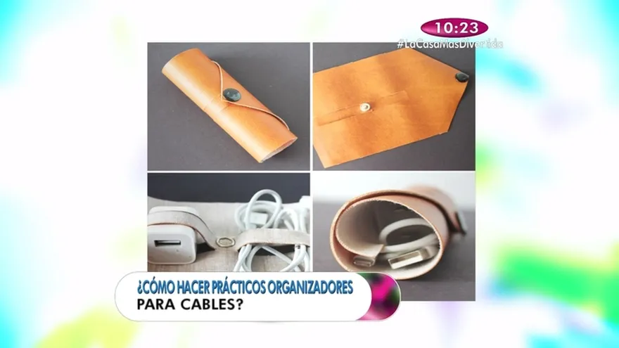 Cómo lo Hago - Te enseñaremos a hacer un práctico organizador de cables