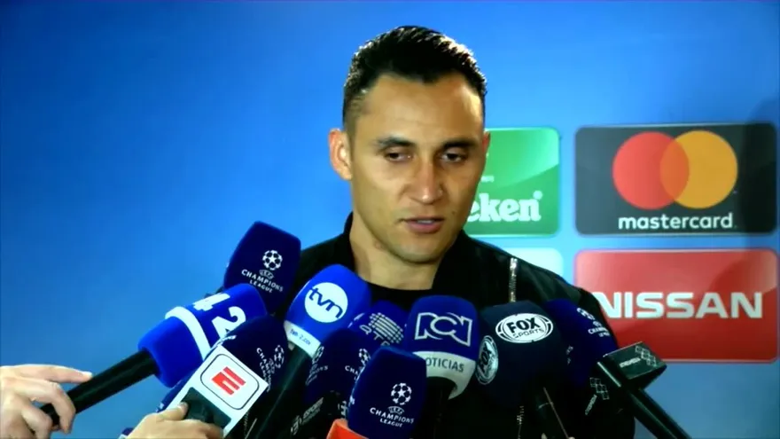 Keylor Navas luego de su gran actuación ante el Bayern Múnich