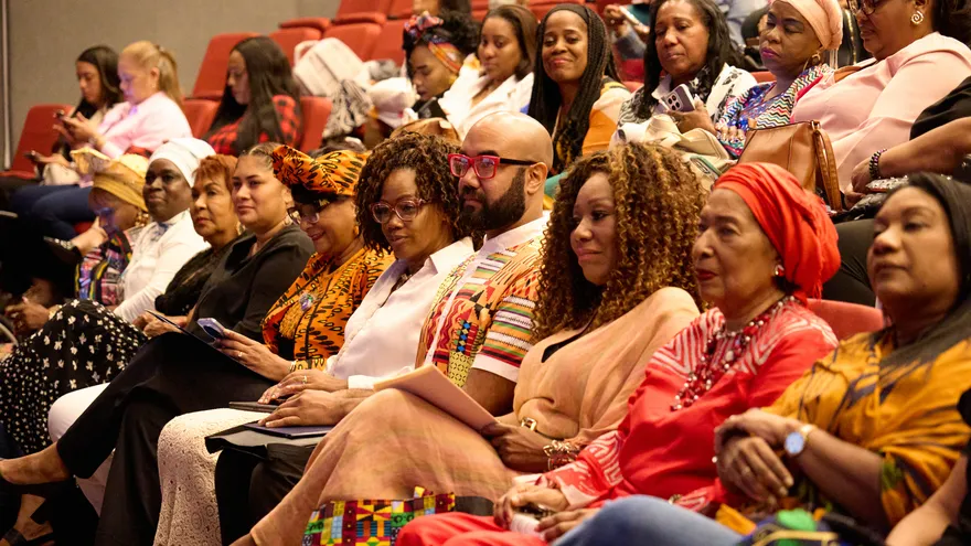 Mujeres afrodescendientes participantes de la iniciativa