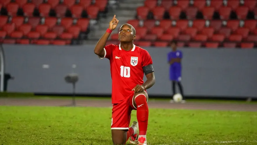 Estevis López jugador de la selección Sub17 de Panamá