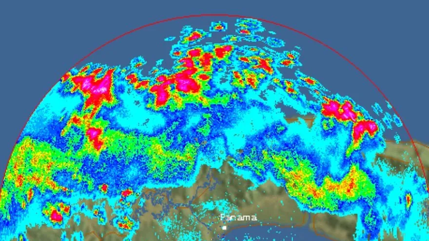 Fuertes lluvias podrían afectar diversas zonas de la Panamá este martes