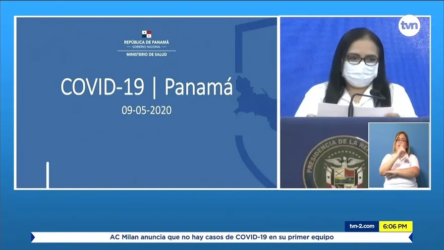 Panamá registra este sábado 8 mil 282 casos acumulados de Covid-19