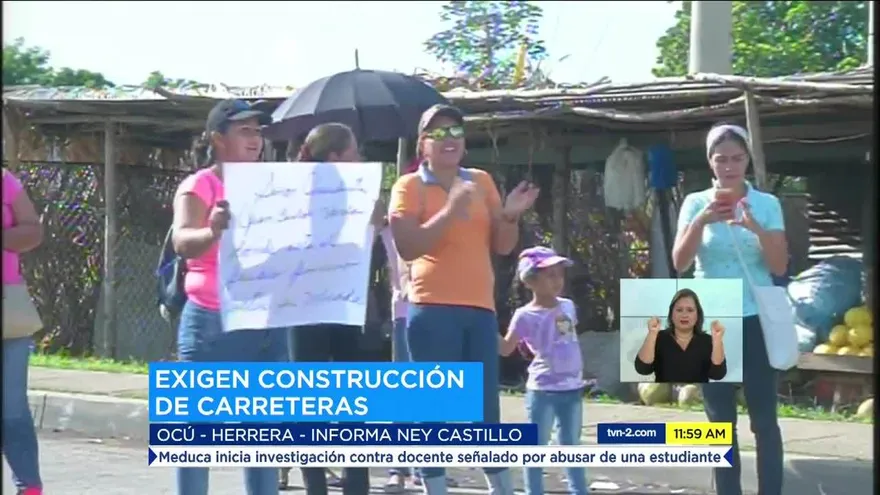 Residentes de Peñas Chatas cierran vía Panamericana en protesta