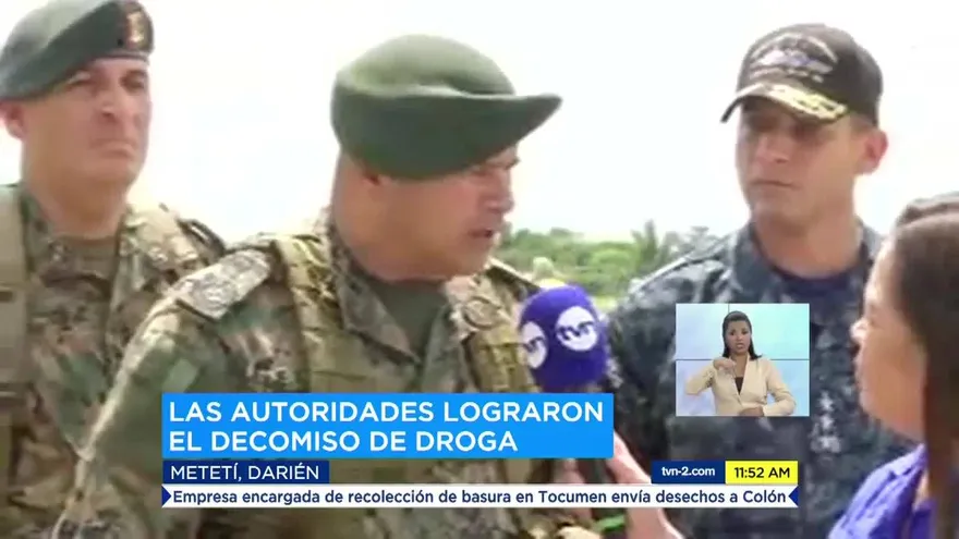 Enfrentamientos y decomiso de droga en Darién