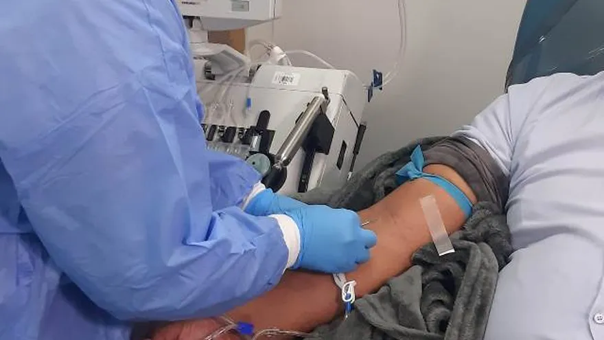 Los candidatos deben pasar por un hemograma para determinar si cumplen con los requisitos.