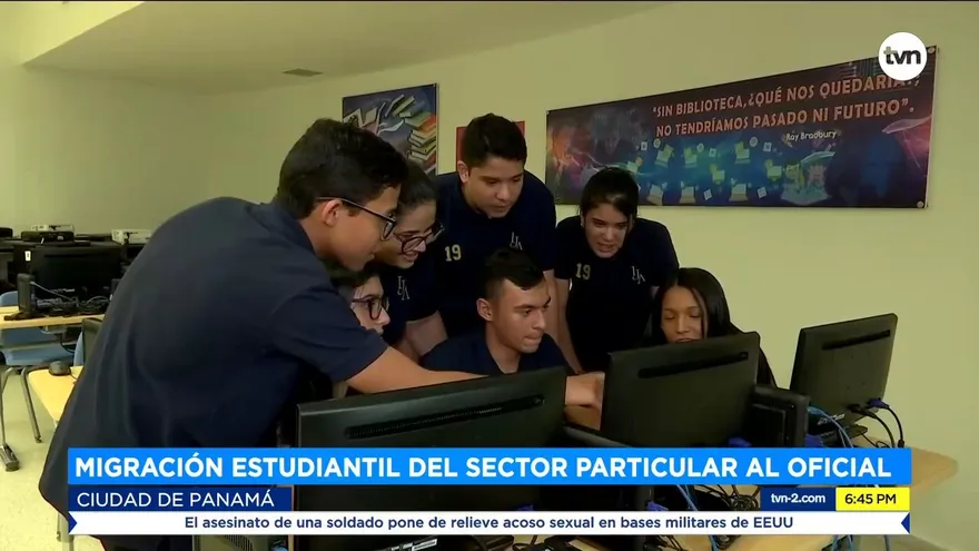 Por la situación económica, estudiantes migran de sistema educativo.