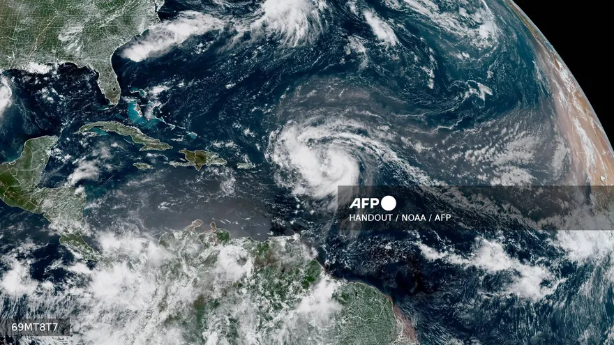 Huracán Erin, el primero del atlántico