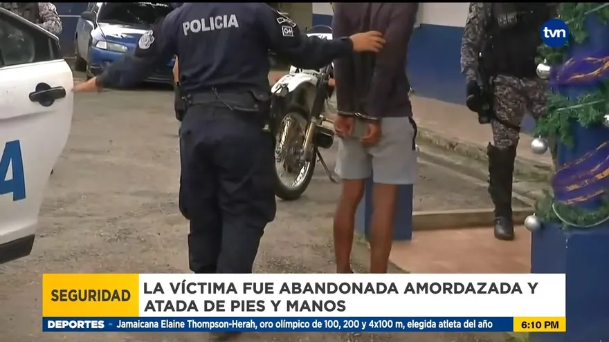 Detienen a sospechosos de asaltar a un conductor en Panamá Oeste.