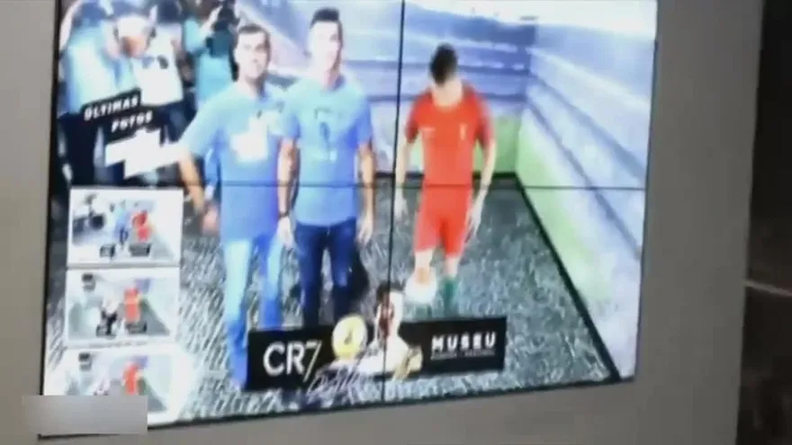 Cristiano Ronaldo se tomó fotos con su 'clon'