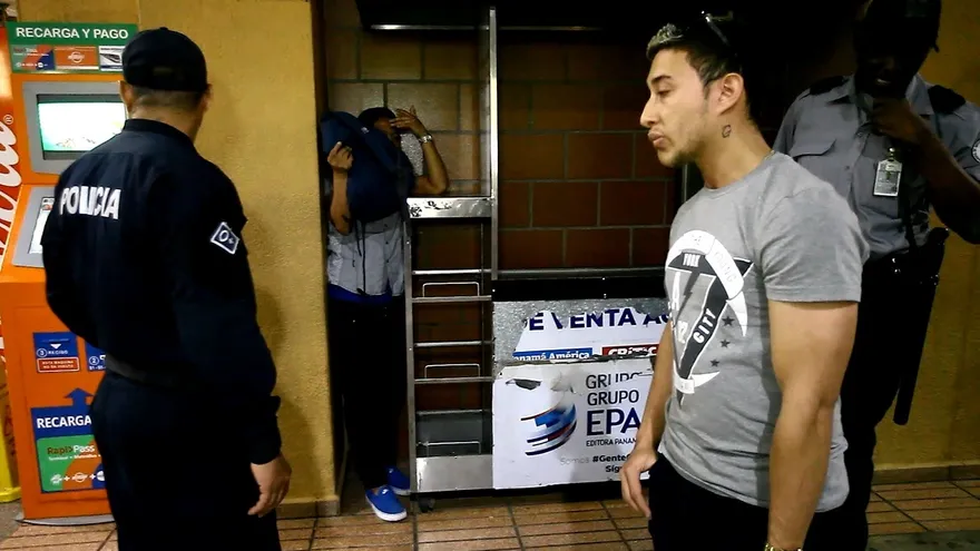 El ladrón fue capturado por la seguridad de la Tterminal.