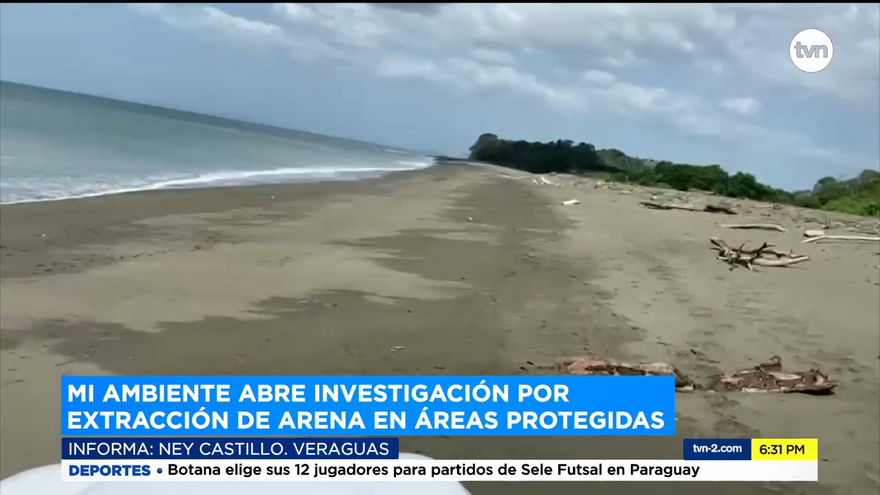 Investigan extracción ilegal de arena en Veraguas