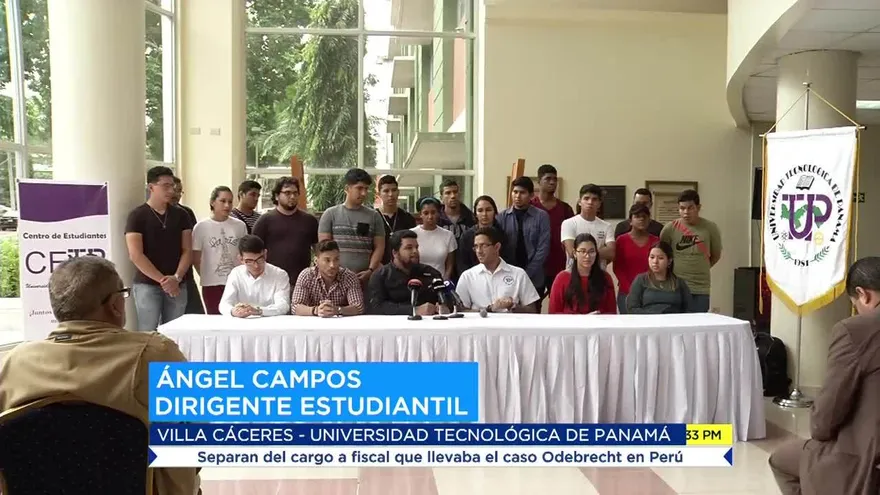 Estudiantes de la UTP piden renuncia de altas autoridades del gobierno