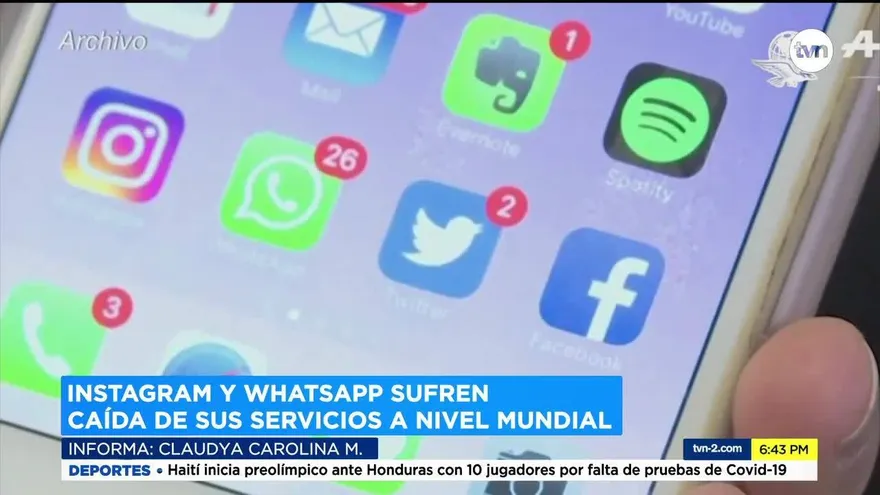 Redes sociales sufrieron caída mundial