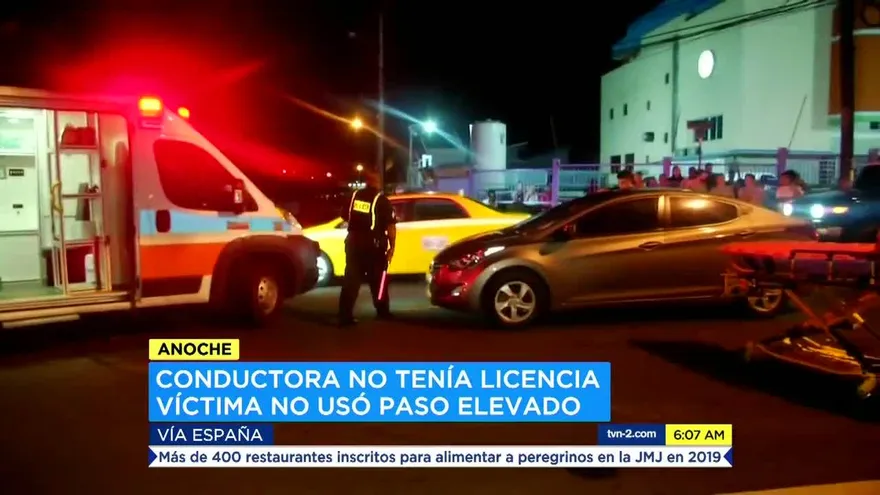 Atropellan a un adulto mayor en la Vía España