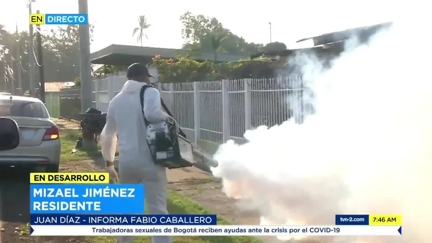 Lucha contra el dengue: fumigan sectores de Juan Díaz