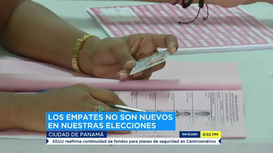 Empates no son nuevos en nuestras elecciones