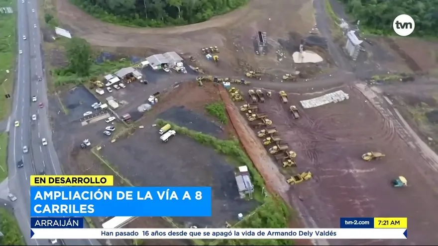 Con atrasos se reactiva la ampliación a ocho carriles de la autopista Arraiján-Puente de las Américas