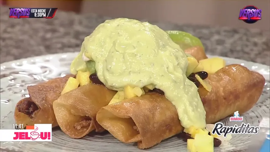 Receta: Flautita de cerdo mechado (Final)