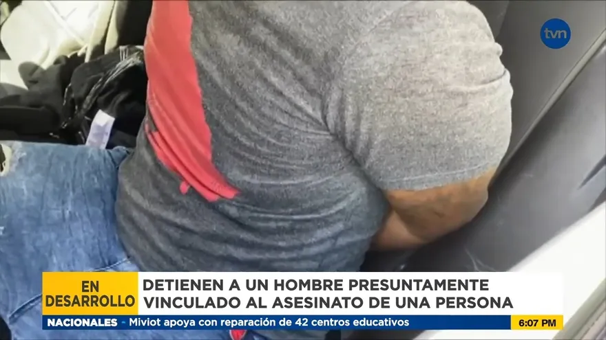 Detienen a un hombre presuntamente vinculado a un asesinato en Colón