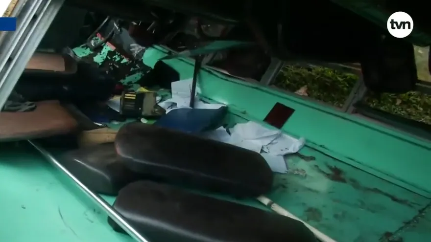 Bus 'diablo rojo' involucrado en accidente en el Corredor Sur