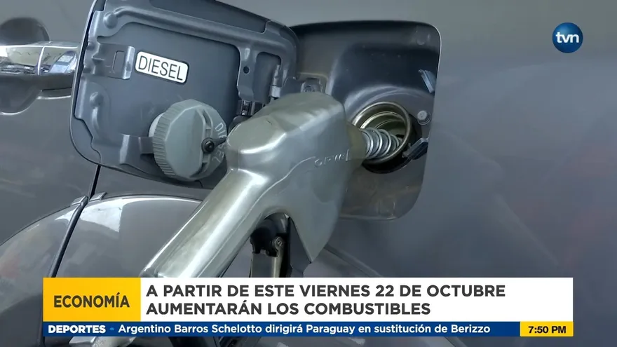 Este viernes se registran nuevos aumentos en los combustibles