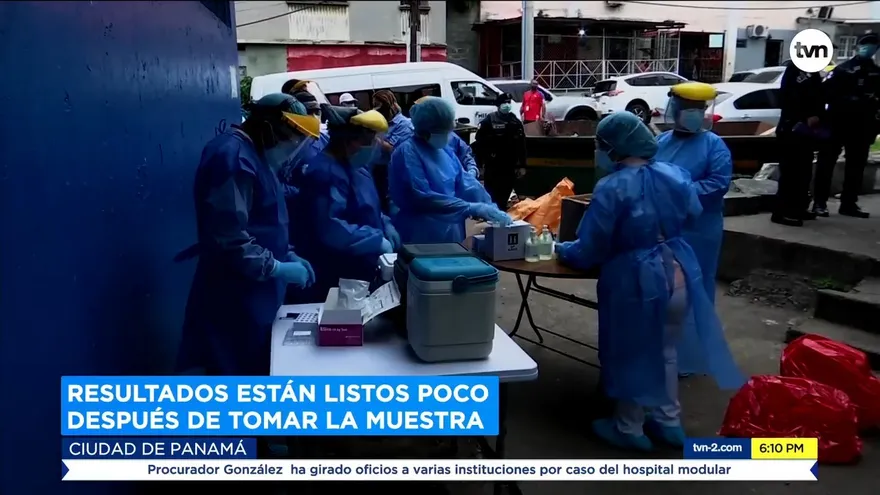 Pruebas rápidas en San Miguel y Calidonia para detectar Covid - 19