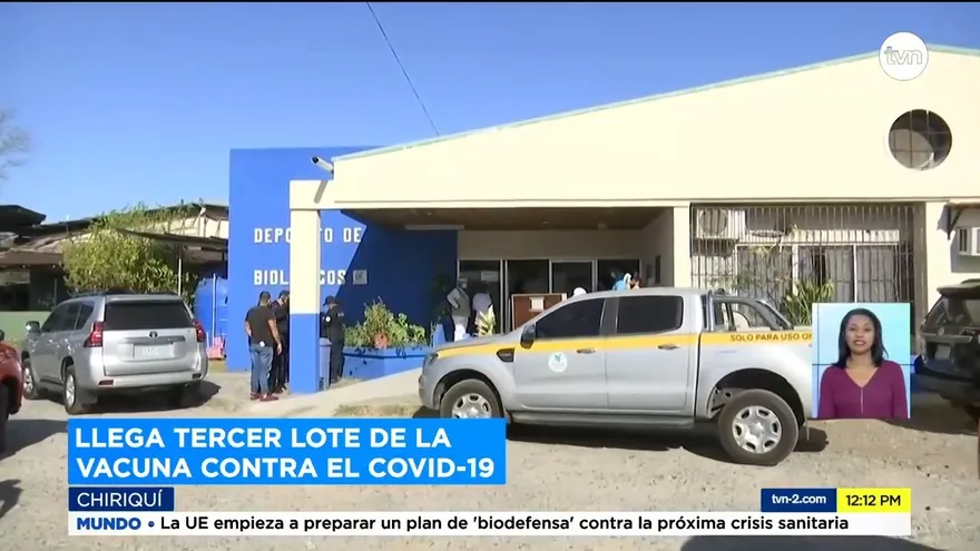Hacen tercera entrega de vacunas contra la COVID-19 en Chiriquí