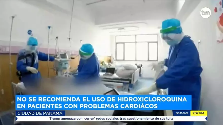 Efectos por tratamiento con hidroxicloroquina en pacientes con COVID-19