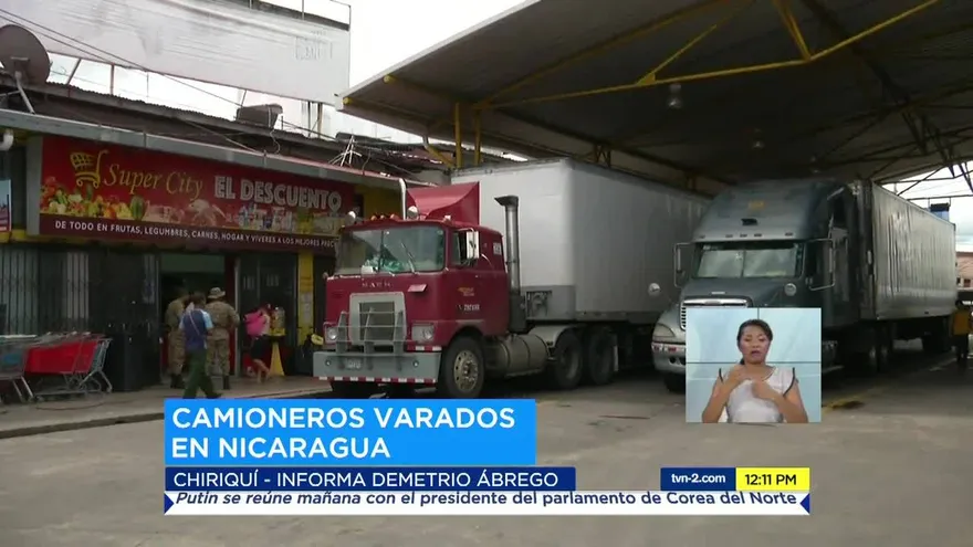 Camioneros panameños piden socorro desde Nicaragua