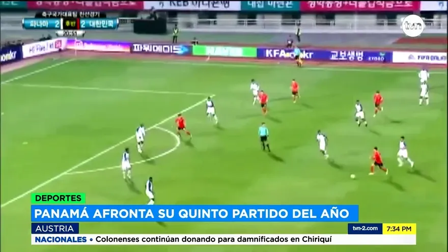 Panamá afronta su quinto partido del año