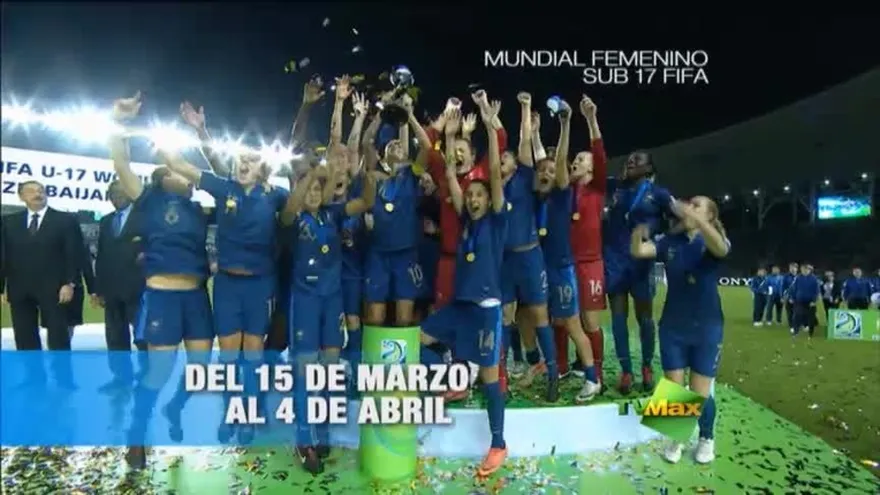 Mundial sub-17 femenino por TVMax