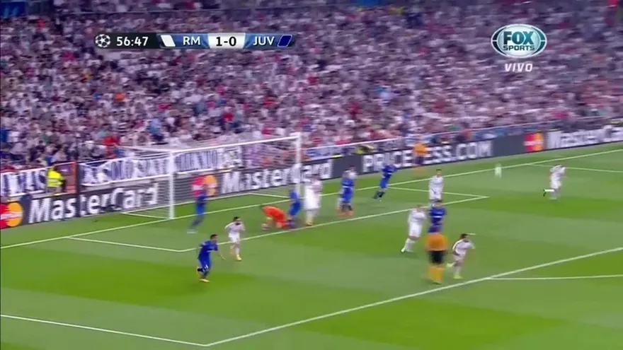 Gol de Morata Min 57, Real Madrid 1-1 Juventus
