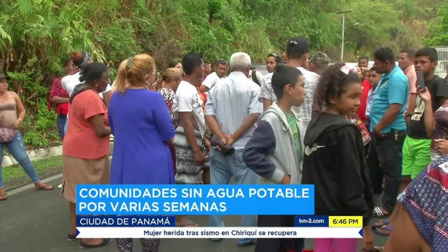 Comunidades tienen varias semanas sin agua potable