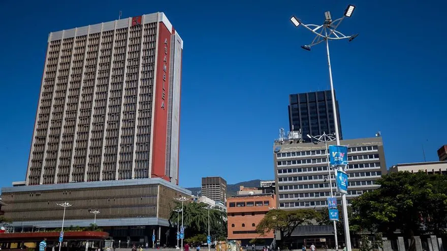 Vista externa del edificio administrativo de la Asamblea Nacional de Venezuela