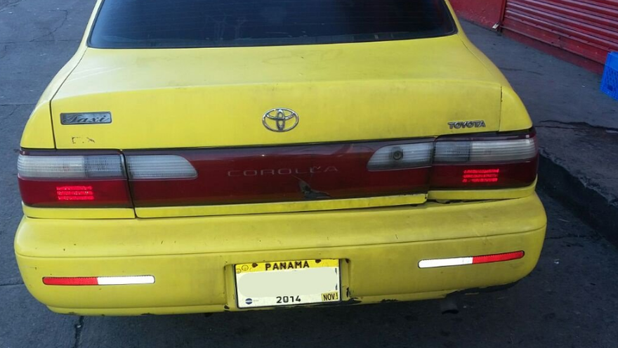 Varios taxis no contaban con placas y otras estaban vencidas