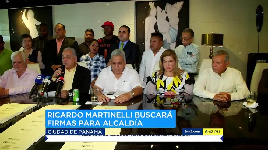 Ricardo Martinelli buscará firmas para Alcaldía capitalina