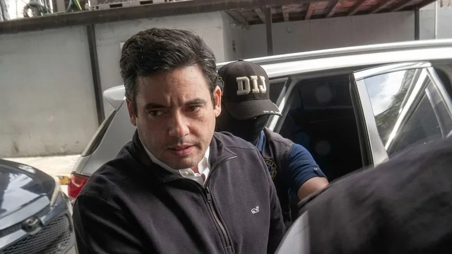 Foto archivo: El exvicepresidente de la República, José Gabriel Carrizo, llevado a audiencia de garantías.