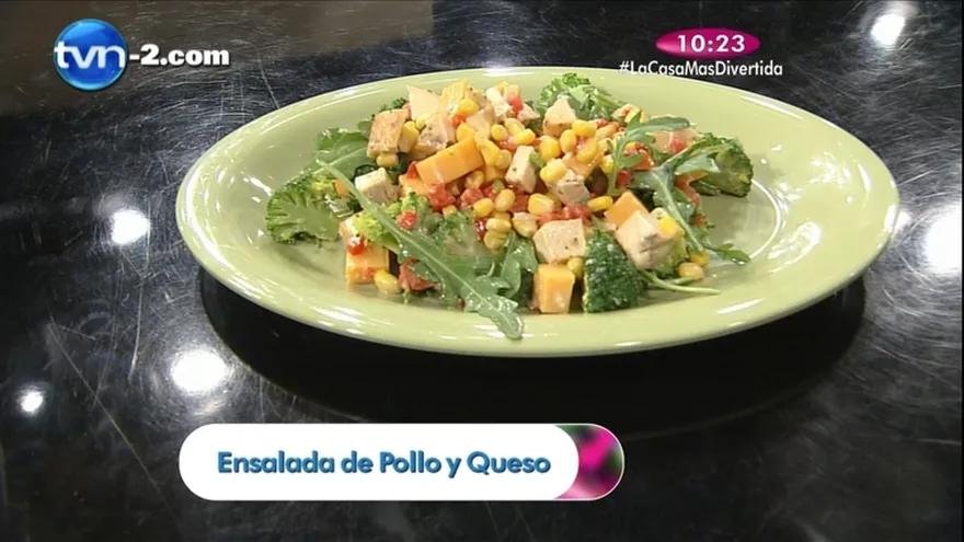 Receta - Ensalada de pollo y queso