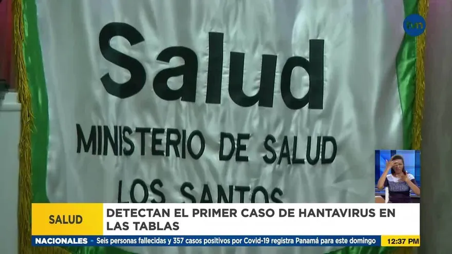 Registran caso de hantavirus en Los Santos