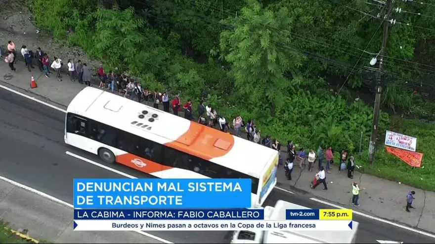 Cuestionan falta de transporte en Panamá Norte