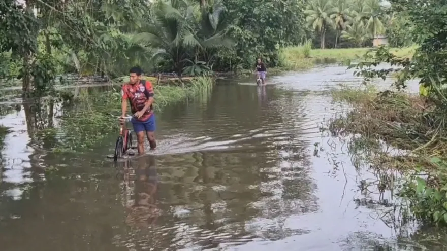 Inundaciones en Barú.