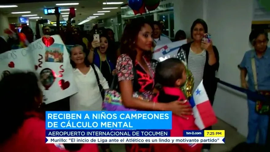 Ganadores de Mundial de Cálculo Mental llegan a Panamá